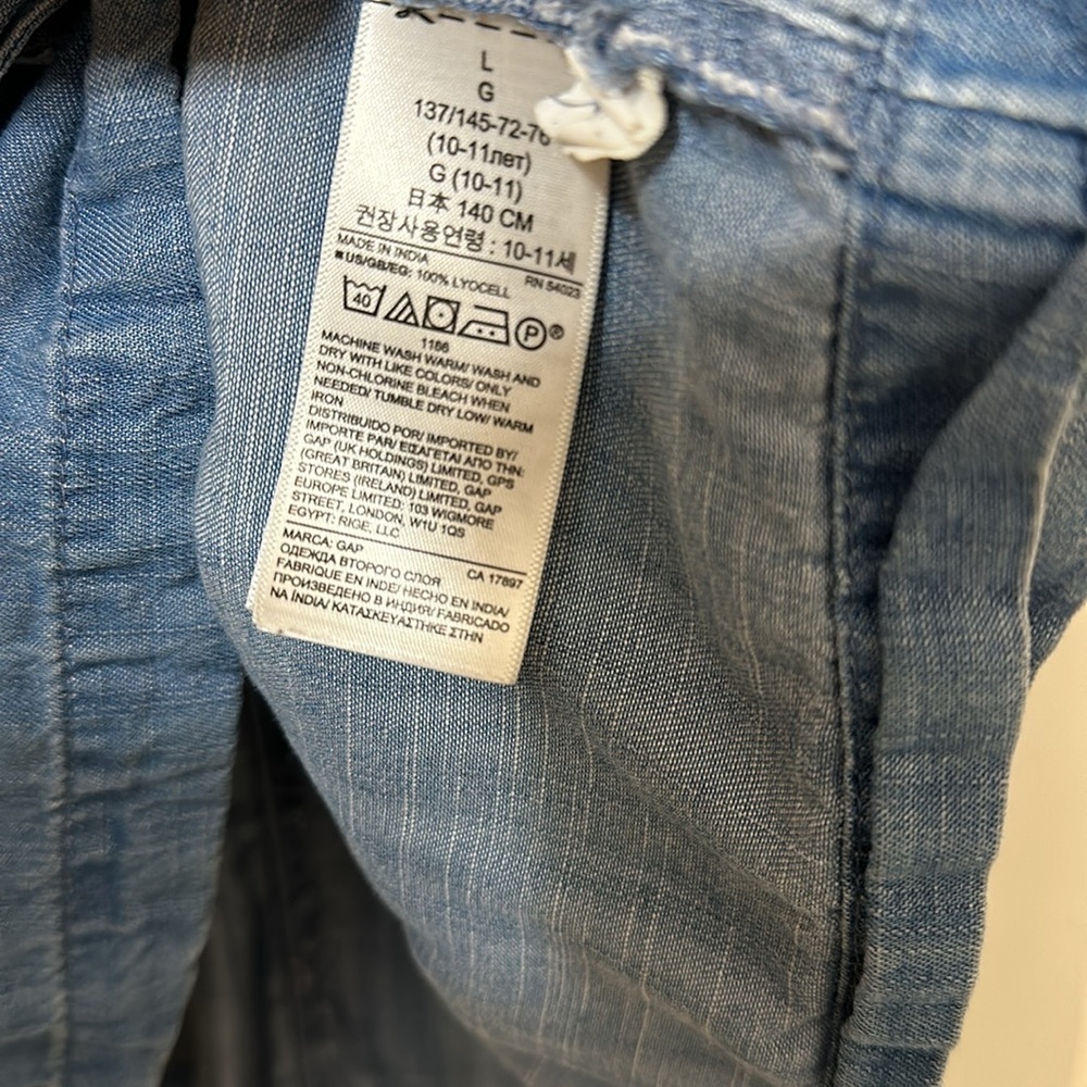 Gap Denim dress, size large - Picture 4 of 5